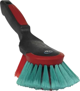 The Vikan hand brush is ideal for spot cleaning