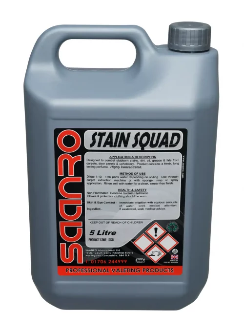 Stain Squad upholstery cleaner is perfect for stains